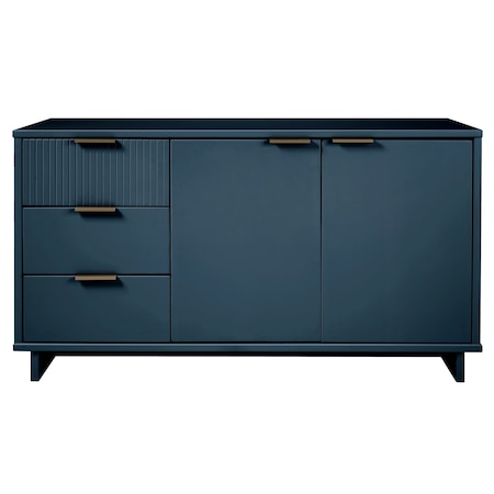 Manhattan Comfort Granville 55.07 Sideboard in Midnight Blue SB-5004